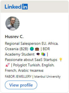 Husrev CAKMAK - Linkedin Profile